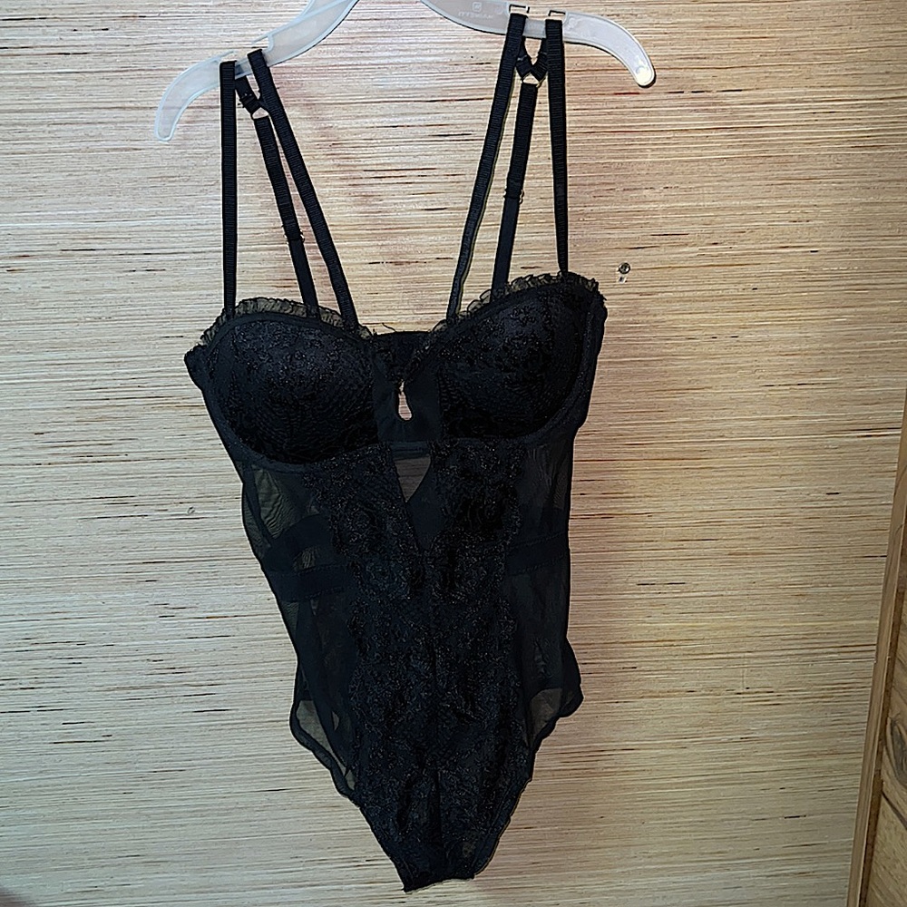 Black teddy lingerie